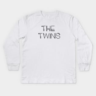 THE TWINS SHIRT Kids Long Sleeve T-Shirt